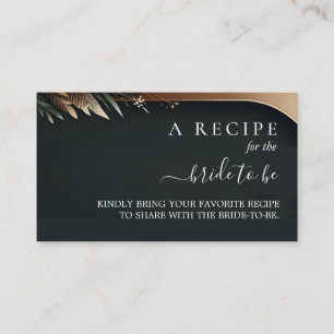 Wood Tree Rustic Barn Farm Arch Bridal Shower Enclosure Card