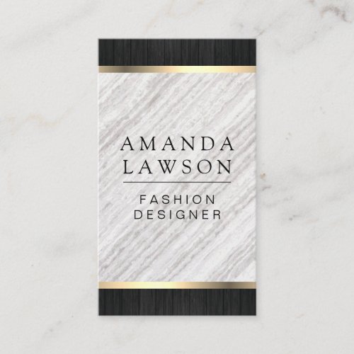 Wood Trim and Lux Designs Variation Business Card