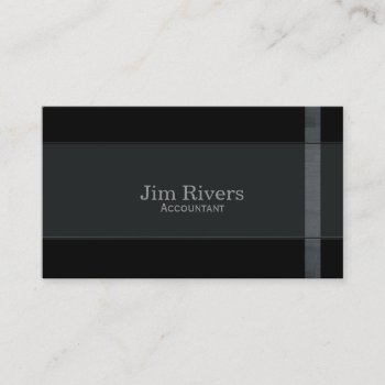 Wood Trim On Black Business Card by whatsurbiznass at Zazzle