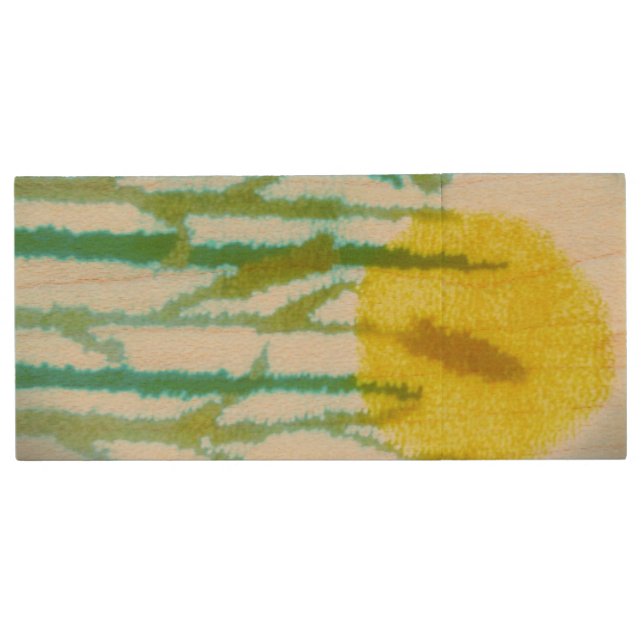 wood usb flash drive 64 mb (Front)