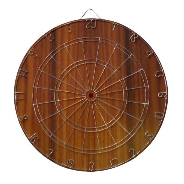 wood veneer dartboard (Front)