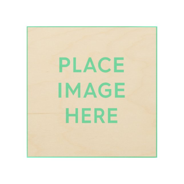 Wood Wall Art - 8"x8" (Front)