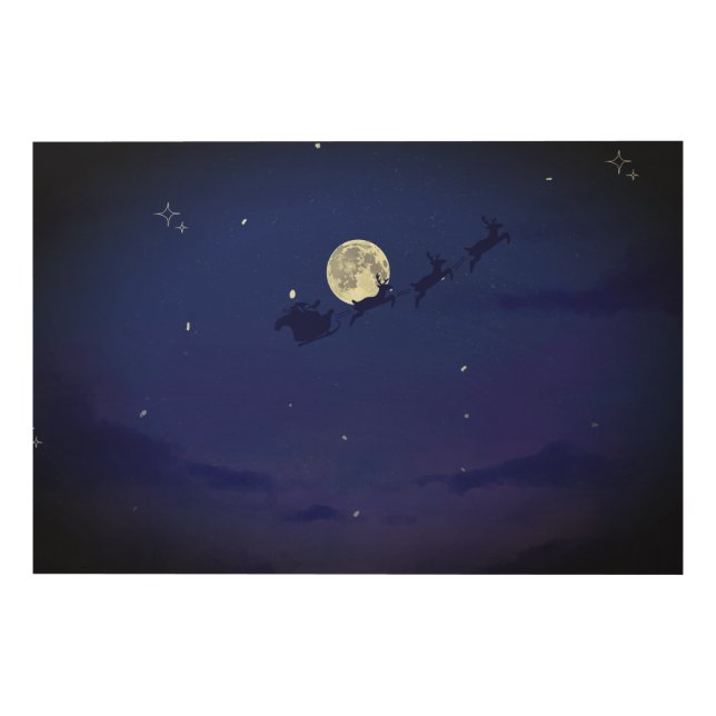 Wood Wall Art Christmas Theme (Front)