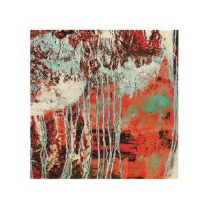 Wood Wall Art – Corrosion Pulse