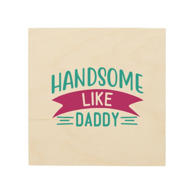 Wood Wall Art for Baby Boy's Room Baby Boy Nursery (Front)