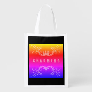 Wood Wall Art Grocery Bag