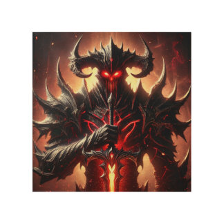 Wood Wall Art HELLBLADE INFERNO