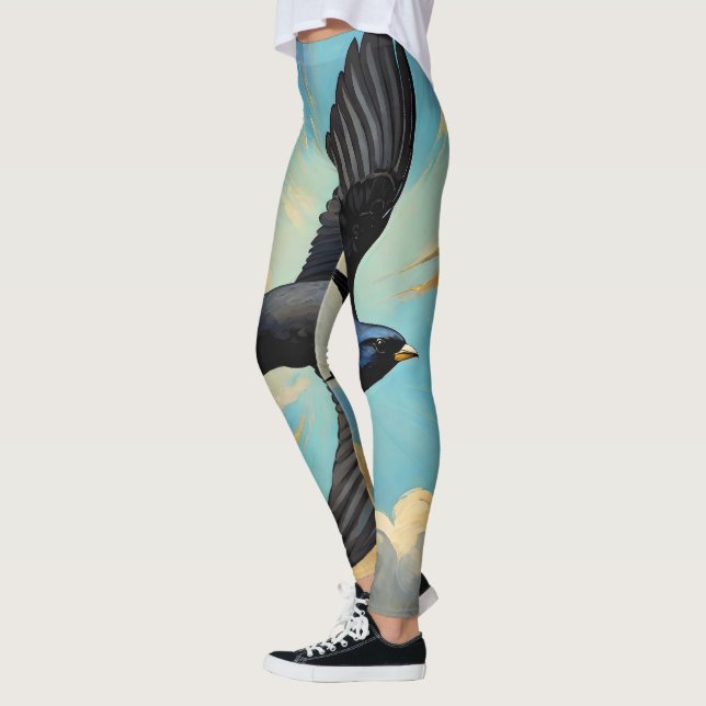 Wood Wall Art Leggings (Left)