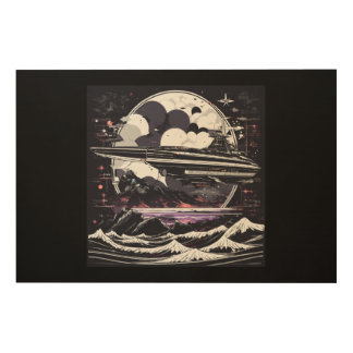 Wood Wall Art of Stellar Ascent