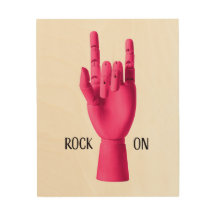 Wood Wall Art - Rock On