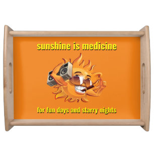 Wood Wall Art Serving Tray