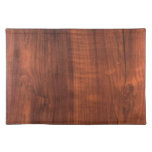 Wood Walnut Finish Buy Blank Blanc Blanche + Text Cloth Placemat at Zazzle