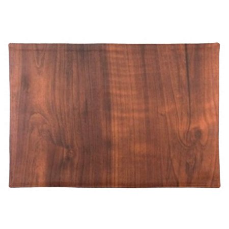 Wood Walnut Finish Buy Blank Blanc Blanche   Text Cloth Placemat