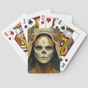 Wood Witch 1 Fantasy Poker Cards