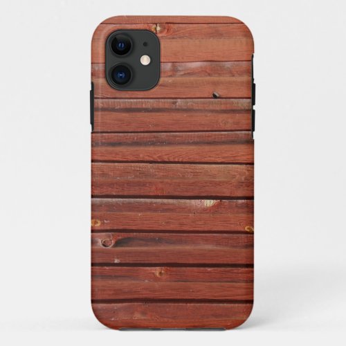 Wood with antique Patina iPhone 11 Case