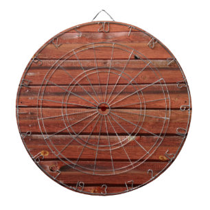 Wood with antique Patina Dartboard