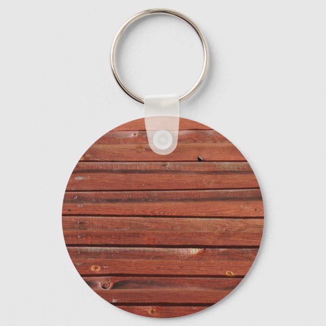 Wood with antique Patina Keychain (Front)