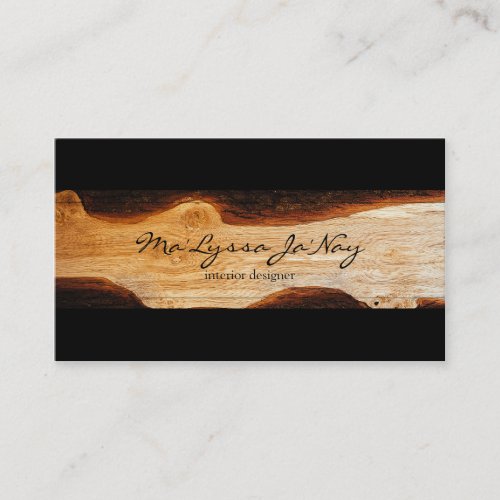 Wood Work business card