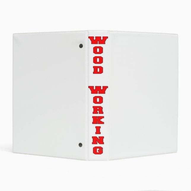 Wood Working Mini Binder (Background)