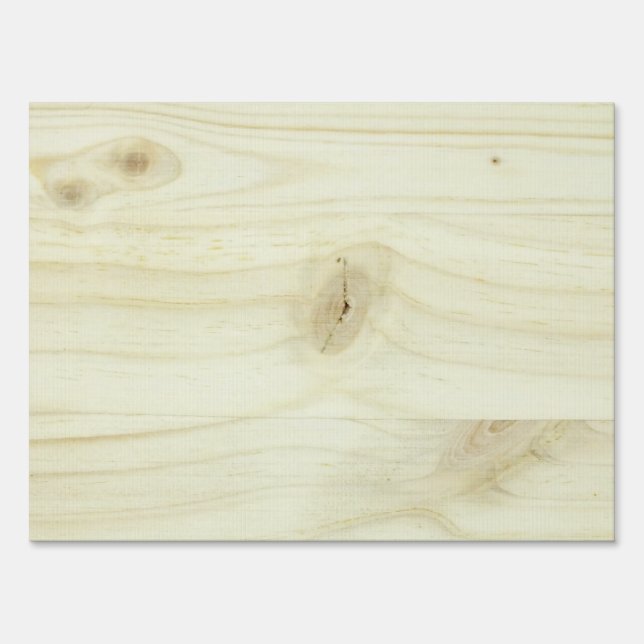 wood yard sign (Back)