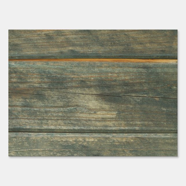 wood yard sign (Back)