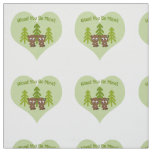 Wood You Be Mine Beaver Couple Fabric