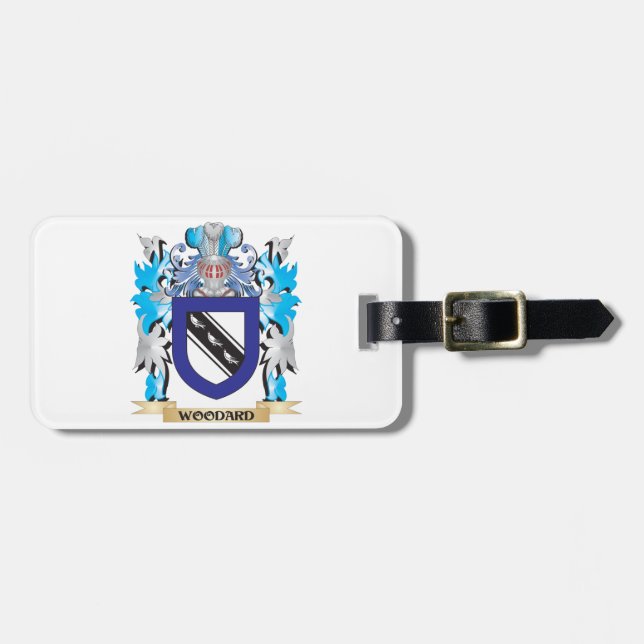 Woodard Coat of Arms - Family Crest Luggage Tag (Front Horizontal)