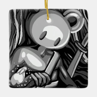 Woodbear  ceramic ornament