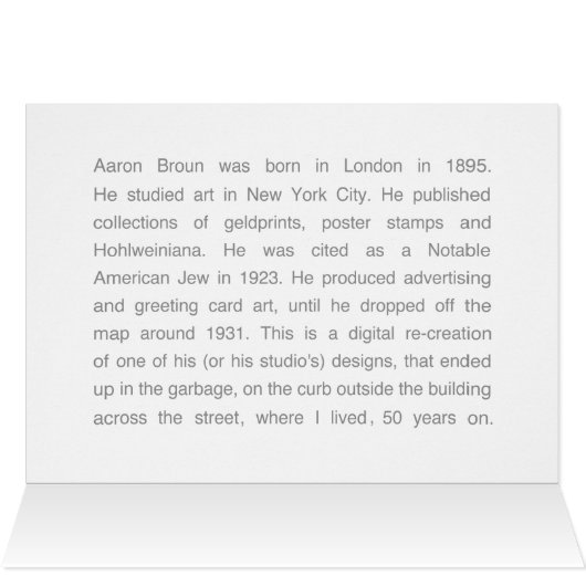 Woodblock-style, Carolers (Inside Horizontal (Top))