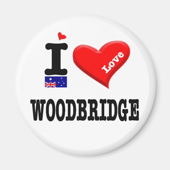 WOODBRIDGE - I Love Magnet (Front)