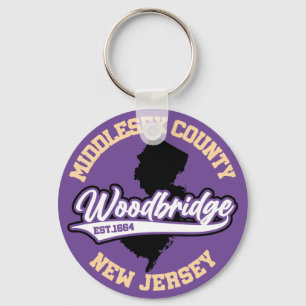 Woodbridge,New Jersey Keychain