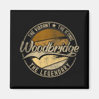 Woodbridge Nj New Jersey Vintage Distressed Magnet