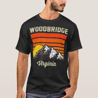Woodbridge Virginia Retro City State USA Souvenir T-Shirt