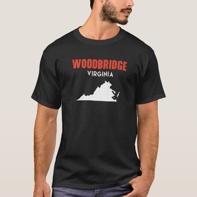 Woodbridge Virginia USA State America Travel Virgi T-Shirt (Front)