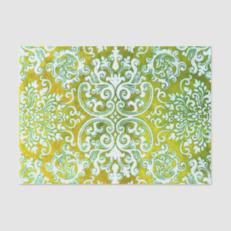 Woodbury Green and Gold Tissue Paper