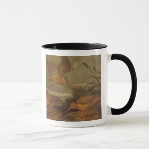 Woodcock at Dusk c1676 oil on canvas Mug