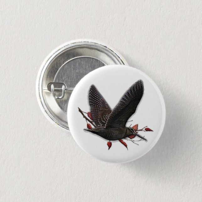 Woodcock  button (Front & Back)