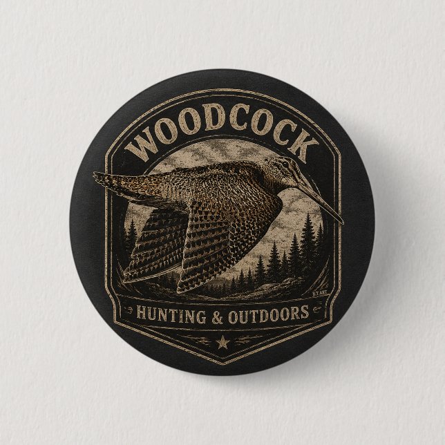 Woodcock  button (Front)