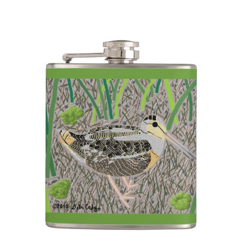 Woodcock Hip Flask