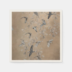 Woodcock hunting napkins