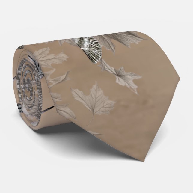 Woodcock hunting  neck tie (Rolled)