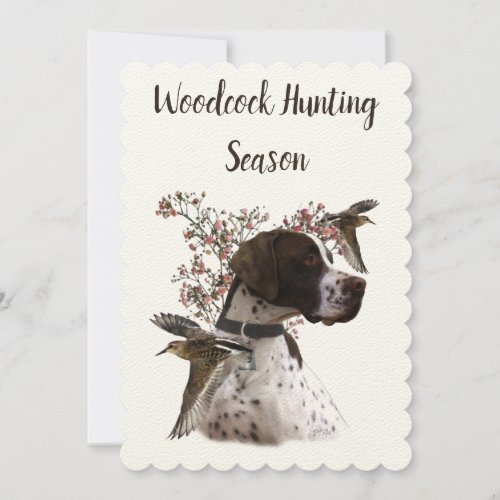 Woodcock Hunting Season Invitation