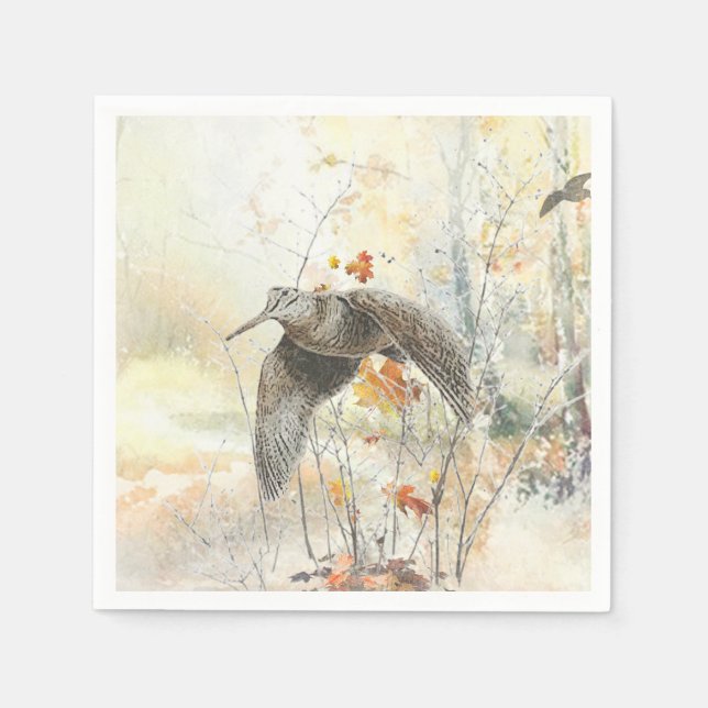 Woodcock Hunting Season  Napkins (Front)