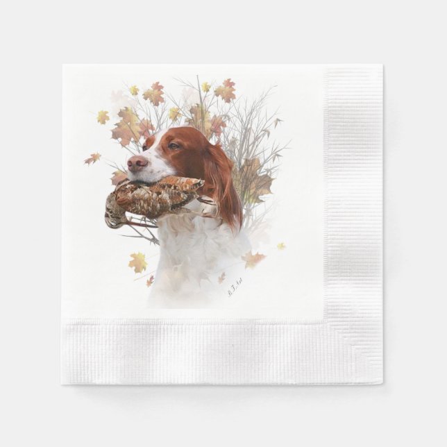 Woodcock Hunting Season Napkins (Front)