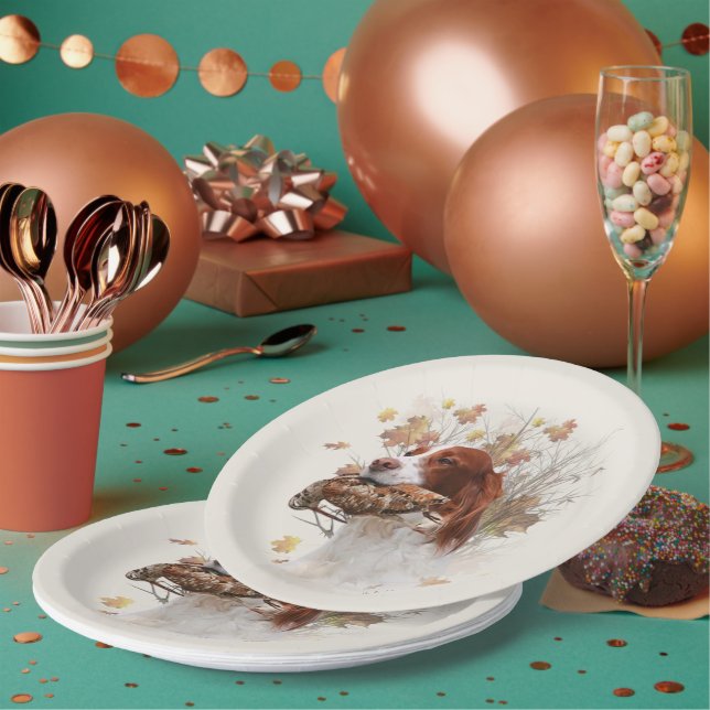 Woodcock Hunting Season Paper Plates (Multi)