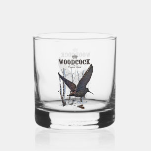 Woodcock Hunting Season Whiskey Glass