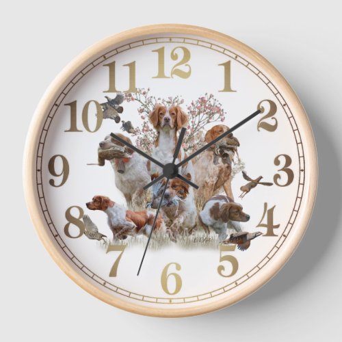 Woodcock hunting with Brittany Spaniel    Clock