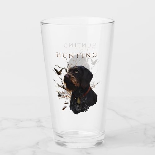 Woodcock Hunting with German Wirehaired Pointer   Glass