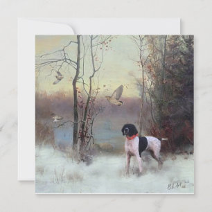 Woodcock Hunting with GSP Holiday Card