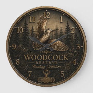 Woodcock large clock